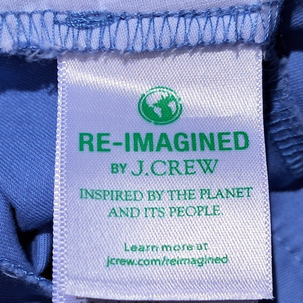 J.Crew Womens‎ Blue Chino Bermuda Shorts Mid Rise Cotton Blend Size 8 - Picture 7 of 10